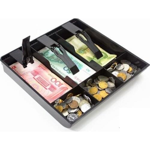 Money Counter case hard plastic case 6 Box new Store Use Money Classify store Cashier Drawer box cash drawer tray
