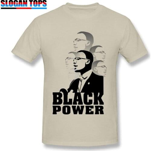 Black Beige T-shirt Men Cotton T Shirt Martin Luther King Tshirt Black Power Tops Letter Character Print Tees Funky Guys Clothes