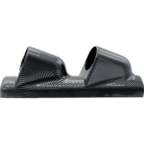 Great Performance 2inch Dual Hole Pod Gauge Meter Mount Holder Carbon Fiber