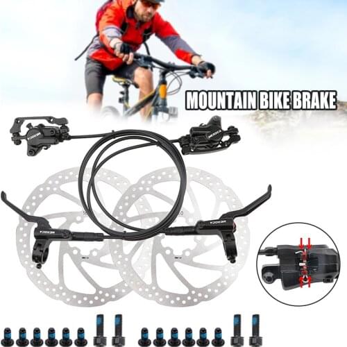 Hot Sale Bike Disc Brake Kit with Bolts Aluminum Front and Rear Caliper 160mm Rotor Freewheel for Road Bike Mountain Bike N66