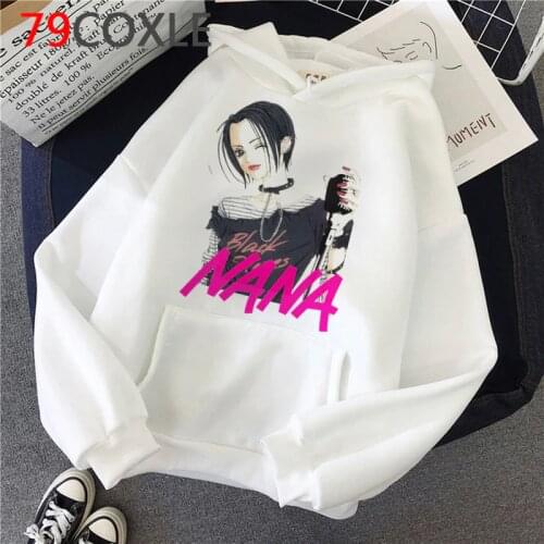 Nana Osaki hoodies female hip hop streetwear women hoddies sweatshirts streetwear printed