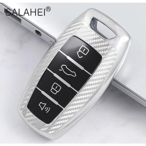 Carbon Fiber TPU New Model Key Case Cover Keychain For Great Wall Haval/Hover H6 H7 H4 H9 F5 F7 H2S Car-covers with keychain
