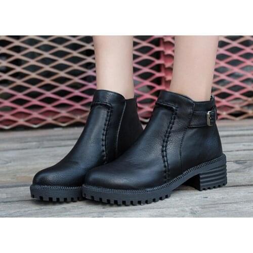 New Ladies fashion sexy high-heeled elegant shose cancise pumps winter comfortable warm lace-up wedges women boots shoes