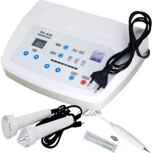 NEW 3 In 1 RU-638 Ultrasonic Facial Machine Spot Tattoo Removal Anti Aging Facial Massage Machine Skin Care Beauty Instrument