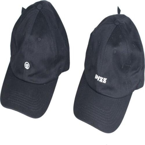 PIZZ CAP Black Cap Solid Color Baseball Cap Snapback Caps Casquette Hats Fitted Casual Gorras Hip Hop Dad Hats For Men