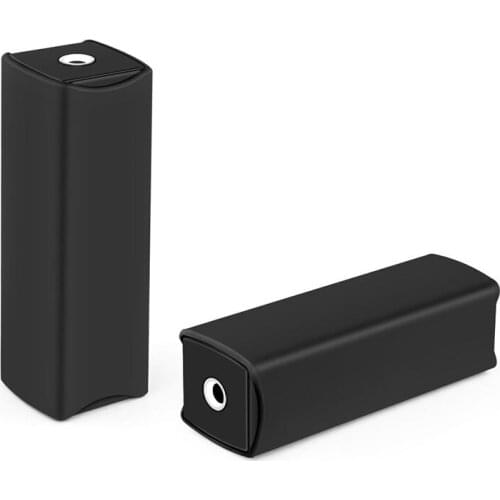 Plastic Audio Cable Clear Sound Filter 3.5mm Aux Anti-interference Portable Noise Isolator Ground Loop Black Car Accessories