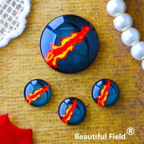 12mm 25mm 14mm 16mm 18mm 20mm Photo Glass Cabochons Round Cameo Set Handmade Settings Stone Hero NE473S