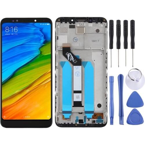 For Xiaomi Redmi 5 Plus LCD Screen and Digitizer Full Assembly with Frame (Black)AAA+ Quality repair parts 2020 new