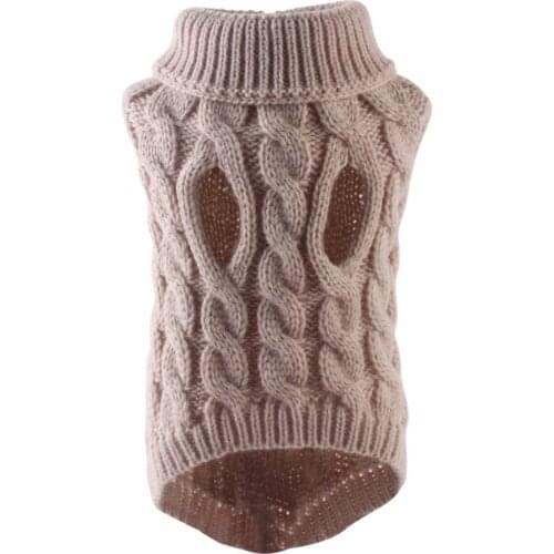 Winter Warm Knitted Pet Dog Sweater Autumn Winter Pet Clothing Costume Jumper Comfortable Dog Sweater