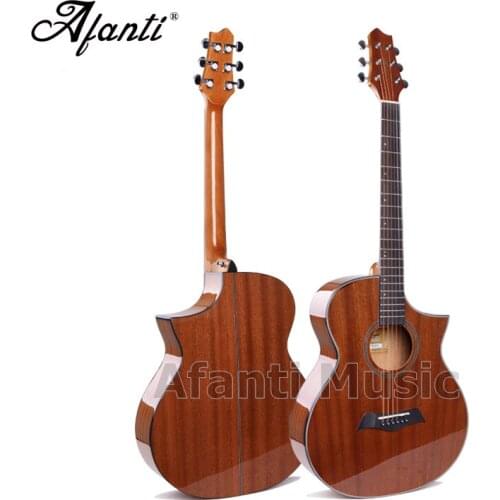 Afanti Music 40 inch Sapele top / Sapele Back & Sides Acoustic guitar (WY-041)