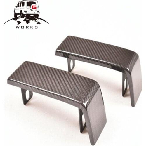 Carbon Fiber bumper Cover For G class W463 G350 G500 G550 G63 2012-2018 Car Accessories Front Bumper Corner Decor Trim Cover