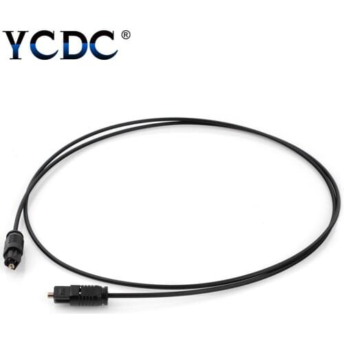 Digital Optical Audio Cable Toslink Gold Plated 1m 1.5m 2m 3 M 5m 10m SPDIF MD DVD Gold Plated Cable For DVD Mini-disk Recorders