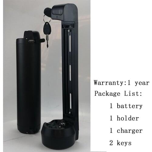 Down tube electric bike battery bottle cuttle type 24v 7.8ah 8.7ah 10.2ah reention kid bike 24volt batteries