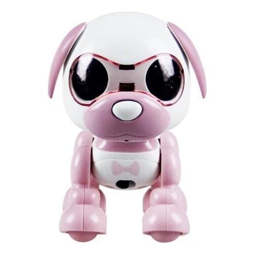 Electric Puppy Robot Touch Sense Sound Recording LED Eyes Interactive Kids Toy