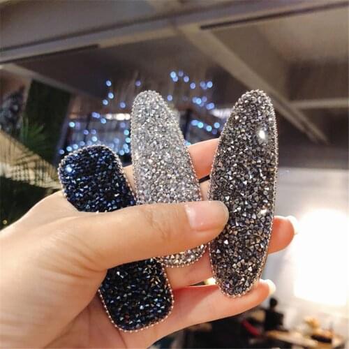 Korean Style New Sale Women Hair Jewelry Vintage Elegant Rhinestone Hair Clip Girl Hair Accessories Hairpin Ladies Hair Barrette