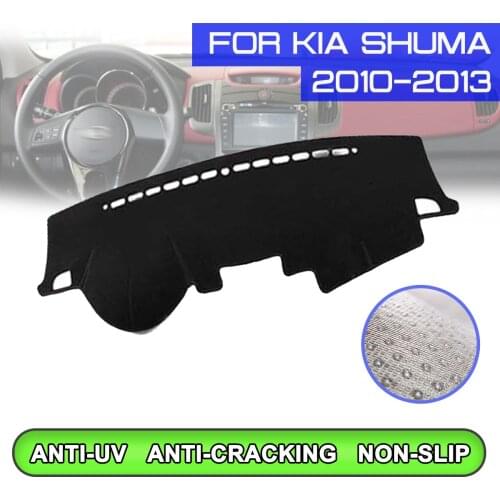 Car Dashboard Mat Anti-dirty Non-slip Dash Cover Mat UV Protection Shade for KIA Shuma 2010 2011 2012 2013