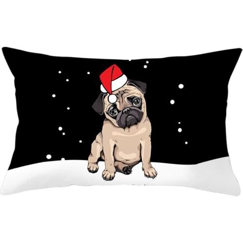 Beauty Animals Cats Dogs Fox Panda Bear Pillow Covers Short Plush Rectangle Pillow Cases Large Size 30X50CM