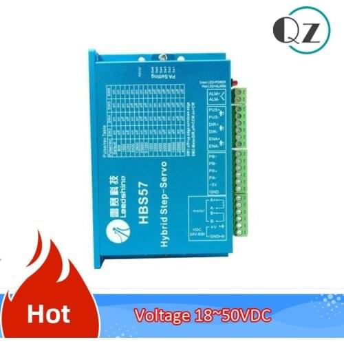 Leadshine Nema23 2 Phase Hybrid Servo Closed Loop Motor Driver HBS57 for engraving machine