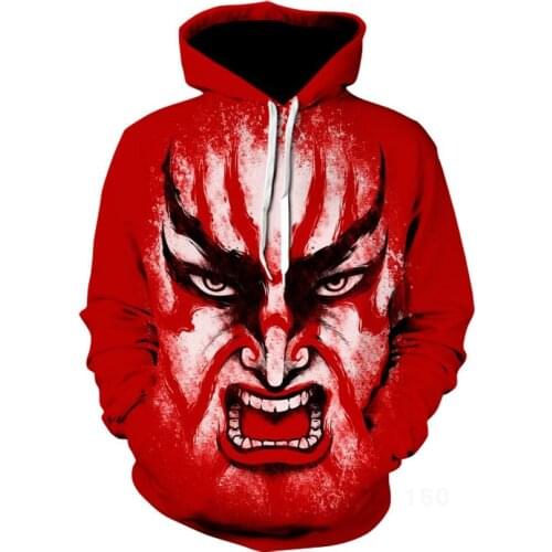 Mens 2020 Halloween Mens Hooded Sweatshirt 3D Printing Hoodie Costume Pullover Streetwear
