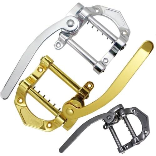 A set of Electric Guitar Vintage Tremolo guitar Bridge Vibrato tailpiece silver guitar Parts guitar accessories