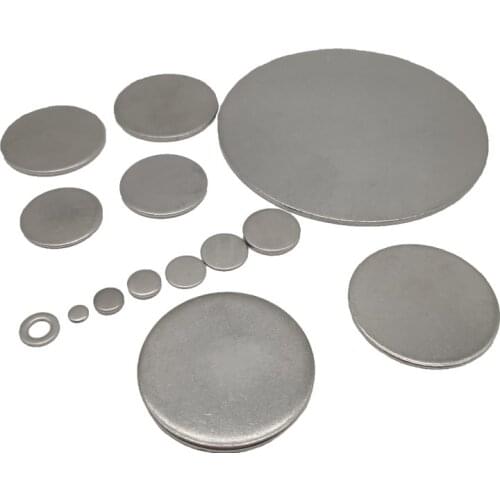 Stainless disc 23mm 25mm 28mm 32mm 35mm ss304 stainless steel circular plate round corrosion resistant disk sheetlaser cutting