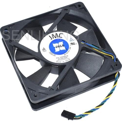 New For JMC 12000B0038 DC 12V 1.84A 120x120x25mm 4-Wire Server Cooler Fan