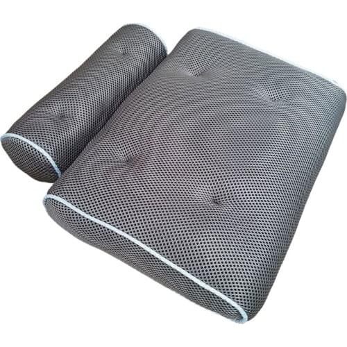 Bath Pillow for Women & Men Bathtub Cushion for Neck, Head, Shoulders 3D Mesh Extra Soft Breathable Comfort Hot Tub Pillow