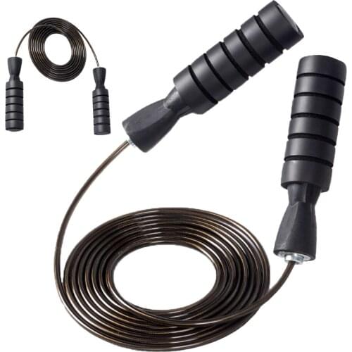 Jumping Rope Bodybuilding Exercise Wire Skipping Rope Fitness Equipment Physical Training Gym Home Non-slip Handle Jumping Rope