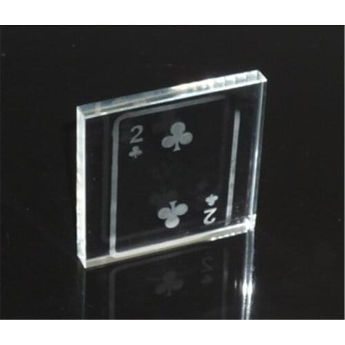 Ghost Glass 3.0 Magic Tricks For Magician Selected Card Pattern Appearing in Glass Magie Close Up Illusion Gimmick Props Comedy