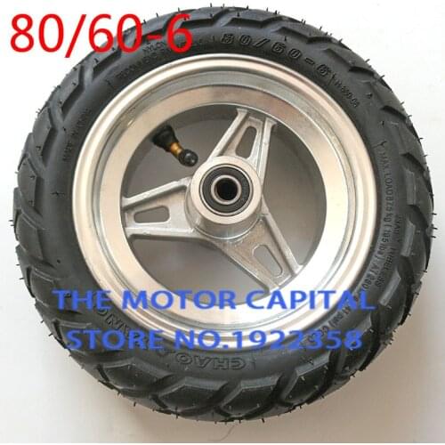 High quality 80/60-6 tire wheel with inner tire with hub scooter fit ATV Buggy Quad Lawn Mower Garden Tractor
