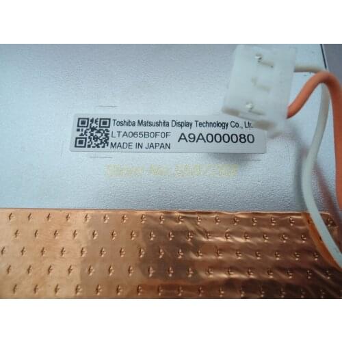 Top quality Matsushita Display LTA065B0F0F 6.5 inch LCD Module for Mercedes R series NTG2.5 car car dvd navigation audio