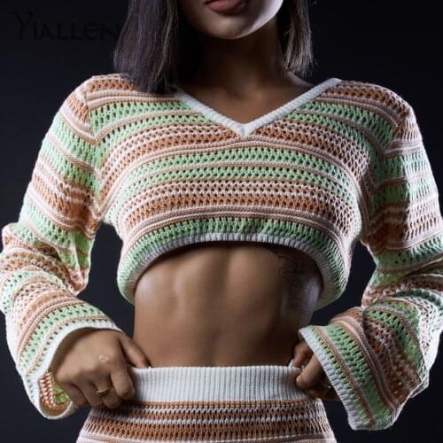 Женские полосатые футболки Yiallen China At AliExpress