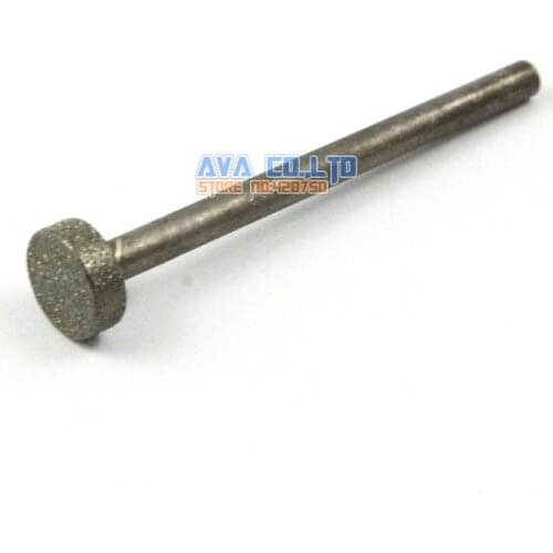 15 Pieces 8x3mm T Head Diamond Coated Bur Burr Bit for Carving Grinding 3mm Shank