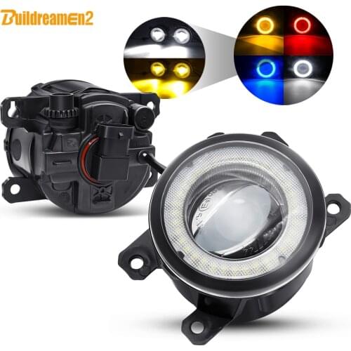 2 X Angel Eye Fog Light Car LED Lens Fog Driving Lamp DRL For Opel Vectra Corsa Astra Movano Signum Zafira Tigra Agila Meriva