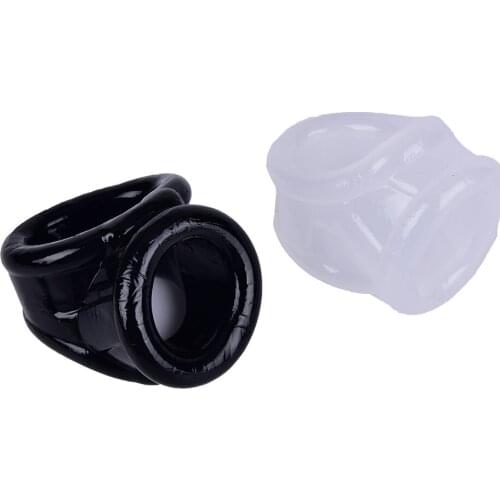 2PCS/1PCS Penis Ring Sex Toys For Men Scrotum Stretcher Delay Ejaculation Adult Sex Products Cock Cages Male Chastity Device