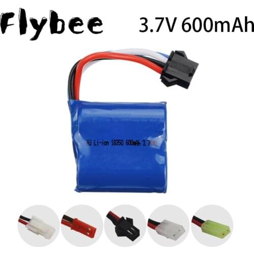7.4v 600mah 18350 Li-ion Battery For UDI001 UDI 001 Skytech H100 H102 High Speed RC Racing Boat 7.4v Rechargeable Battery 1PCS