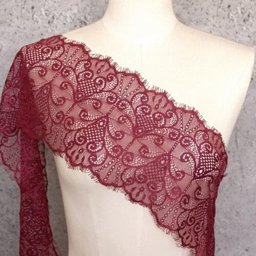 7 colorful eyelash lace trim 18cm wide handmade diy clothing skirt decoration sewing lace fabric accessories