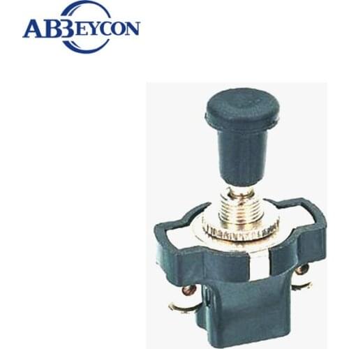 AS04 IBA-05-7 SPST 2P 30VDC Auto Universal Car Push Lever Action ON/OFF With Screw Terminals push Pull Switch