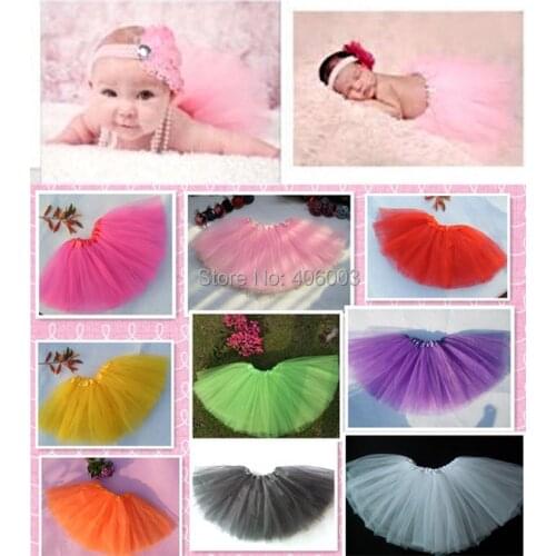 Free Shipping Wholesale Baby Girls Tutu Skirt Kids Toddler Infant Photography Skirts Newborn Tutus Skirt 0-2T