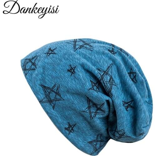 DANKEYISI Fashion Knitted Hat Men Women Winter Hip Hop Hat Skullies Beanies For Female Male Warm Soft Bonnet Cap Hats 2018