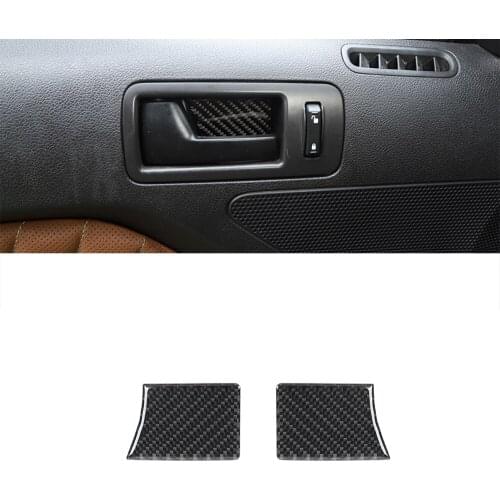 For Ford Mustang 2009 2010 2011 2012 2013 Car Inner Door Bowl/ Door Handle / Cup Holder Cover Decoration Car Interior Accessory