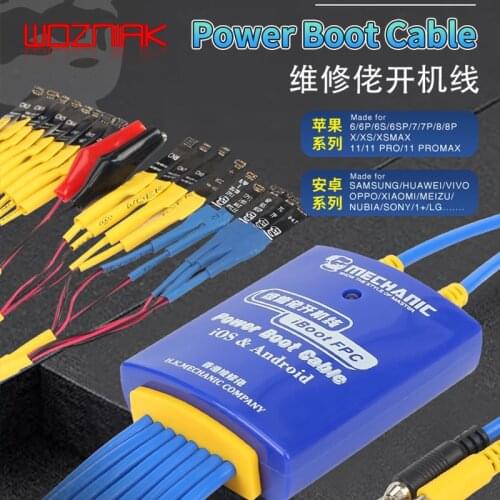 MECHANIC iBoot FPC for Android IOS Power Boot Control line Cell phone Test Power Supply Cable for iphone Huawei Samsung Android