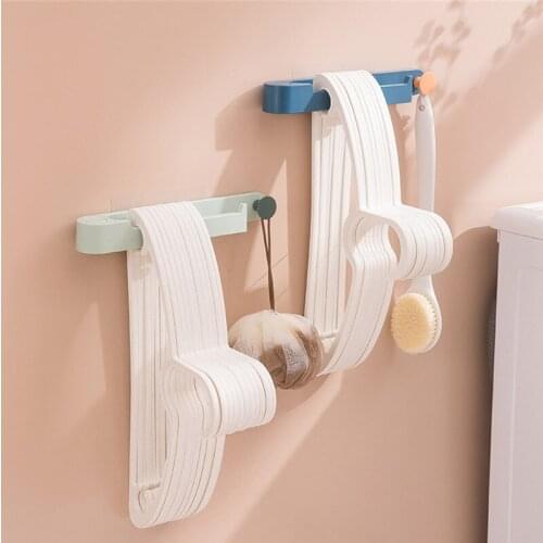 Wardrobe Space Saving Multifunction Hanger Hook Coat Hook ABS Closet Stack Hanger Rack Bedroom Storage Organizer