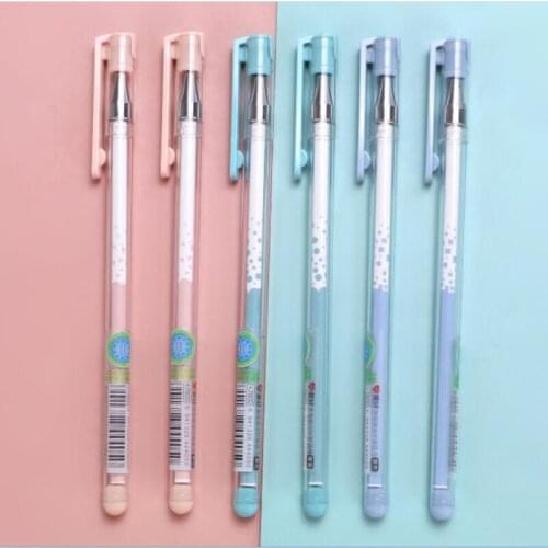 40 pcs/lot Fashion Sample Erasable Gel Pen Cute 0.5mm Signature Pens Promotional Gift Stationery School Supplies