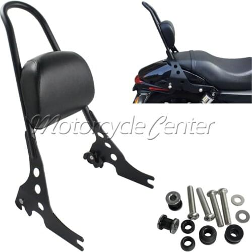 Motorcycle Sissy Bar Luggage Rack Detachable Rear seat Passenger Backrest Pad For 2015-2016 Harley Street 750 500 XG 15 16