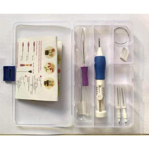 Embroidery Punch Needle Kit Stitching Tool Set Embroidery Pen Set Knitting Sewing Tools