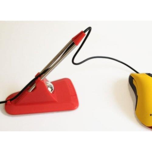 New 2019 Mouse Cable Holder Mouse Bungee Cord Clip Wire Organizer Flexible For Mice Perfect Playing Game CS CF LOL Black White