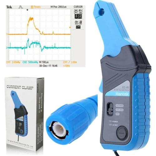 Hantek CC-65 Oscilloscope Multimeter Current Clamp Meter 20KHz Bandwidth 1mV / 10mA 65A With BNC / Banana Connector