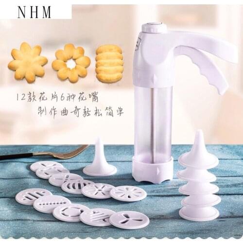Food Grade Plastic Cake Decoration Nozzles Pastry Icing Piping Syringe Gun Set 1 pieces