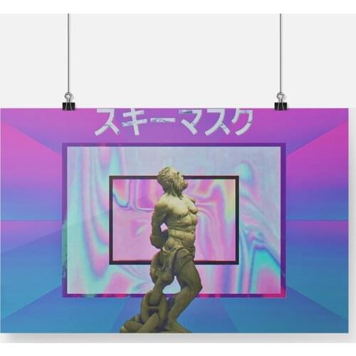 Plaster statue Sculpture Poster Framed Wooden Frame Canvas Painting Wall Art Decor Room Bedroom Study Home Decoration Prints